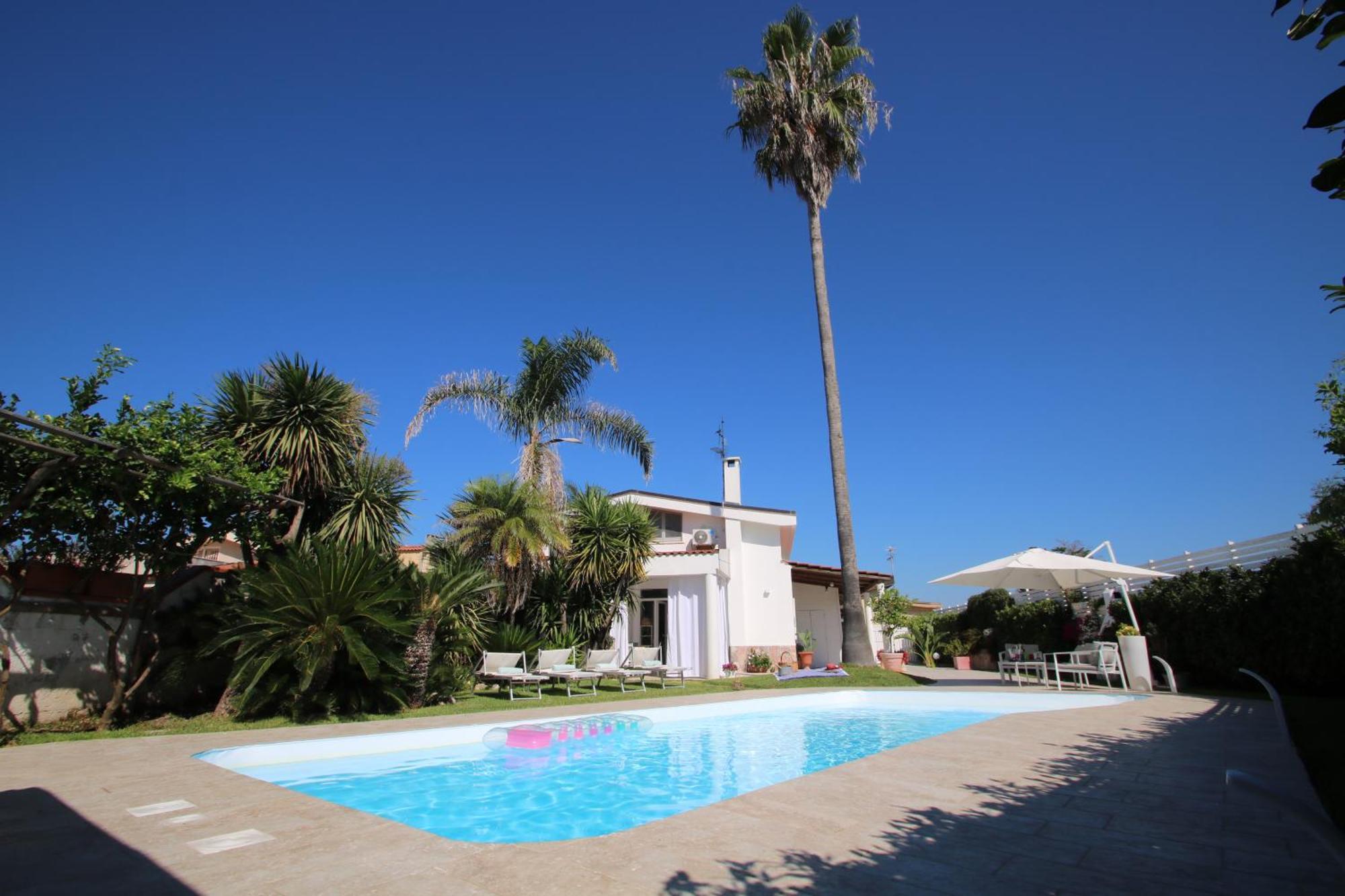 Edri Beach House - Villa Con Piscina Pontecagnano Exteriör bild