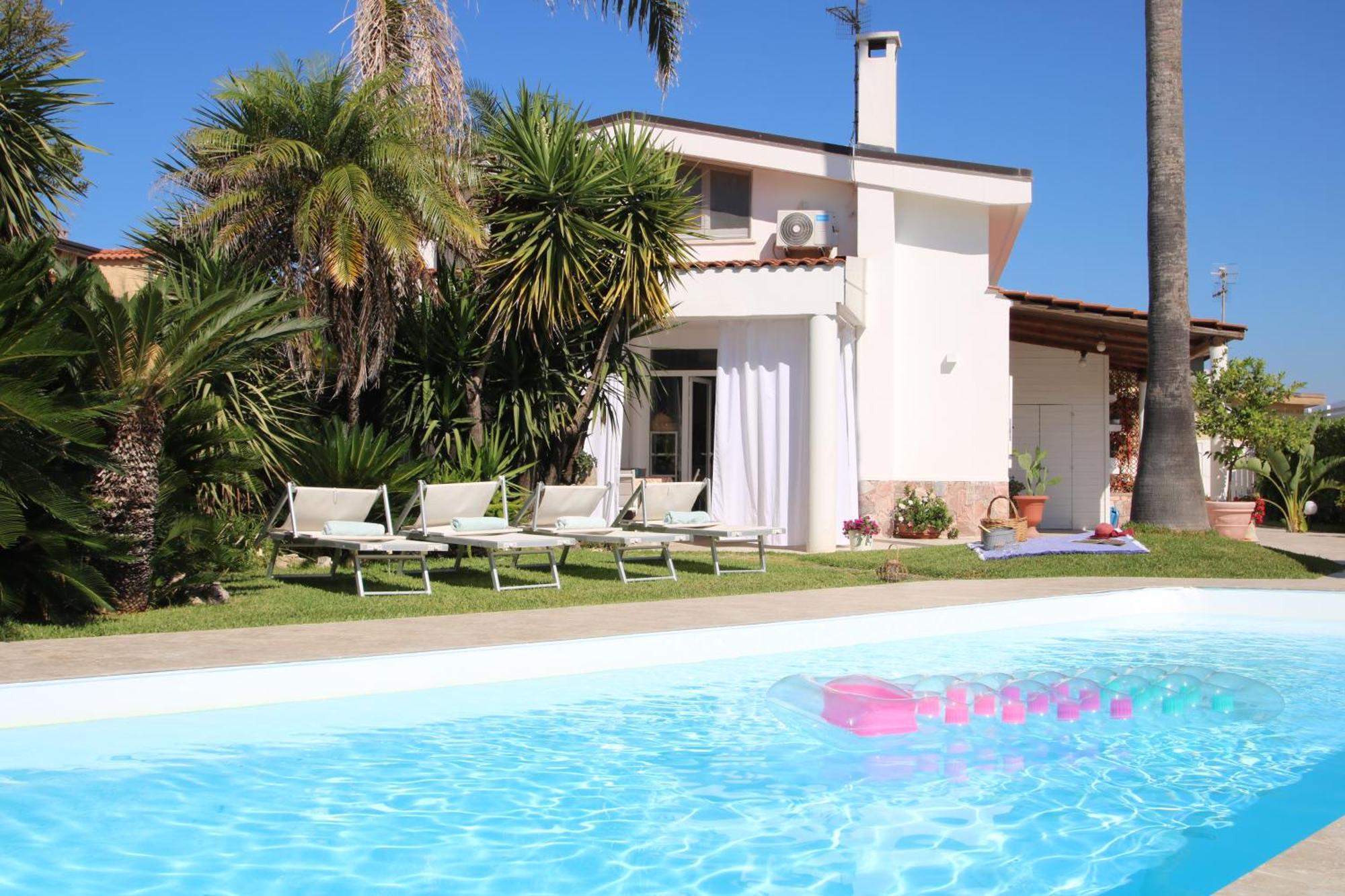 Edri Beach House - Villa Con Piscina Pontecagnano Exteriör bild
