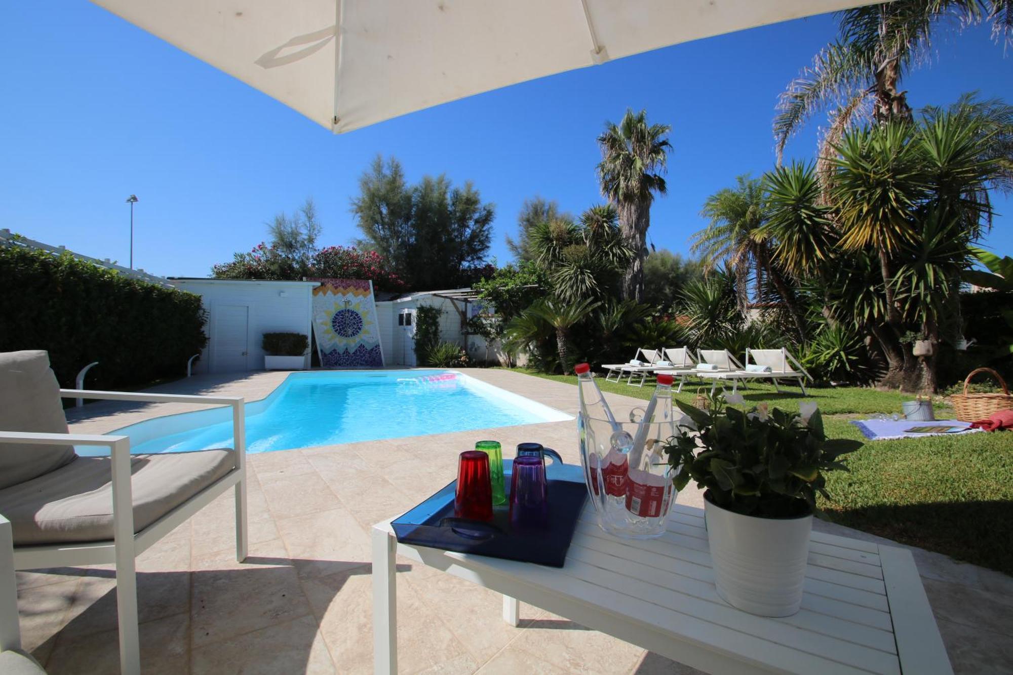 Edri Beach House - Villa Con Piscina Pontecagnano Exteriör bild